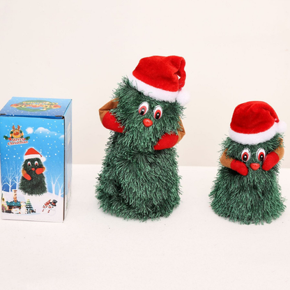Weihnachts Spielzeug Tanzender Tannenbaum Plüschfigur Musikpuppe