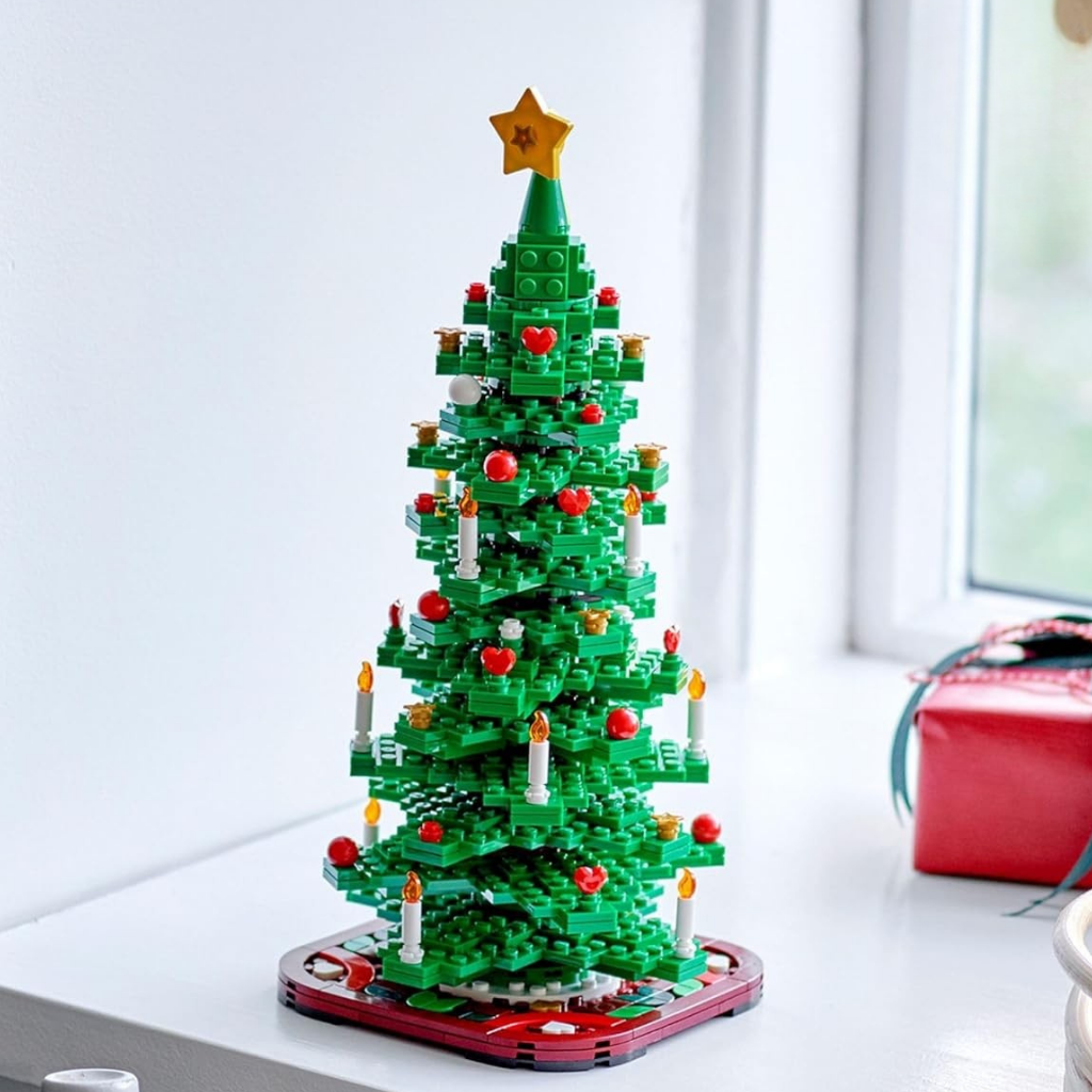 Weihnachtsbaum Baustein Set Kreatives Deko Modell Bausatz