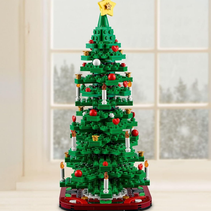 Weihnachtsbaum Baustein Set Kreatives Deko Modell Bausatz