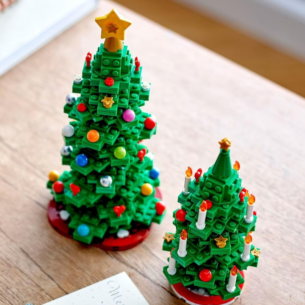 Weihnachtsbaum Baustein Set Kreatives Deko Modell Bausatz