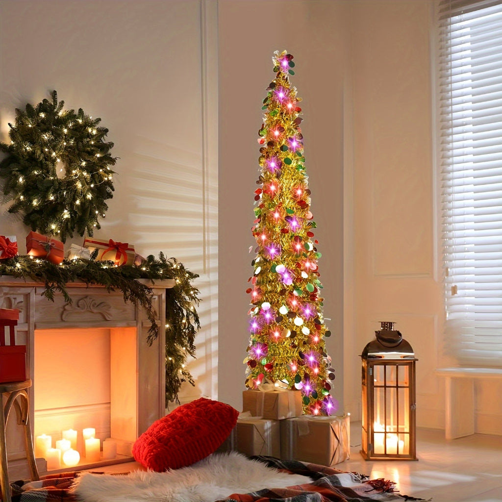 Weihnachtsbaum Bleistift Weihnachtsbaum Faltbare LED Deko