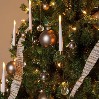 Weihnachtsbaum Ornament LED Kerzen Fernbedienung Flicker Effekt