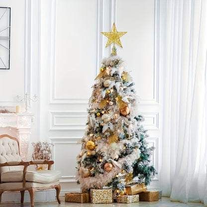 Christmas Tree Topper Star Metal LED Illuminated Festive Decoration