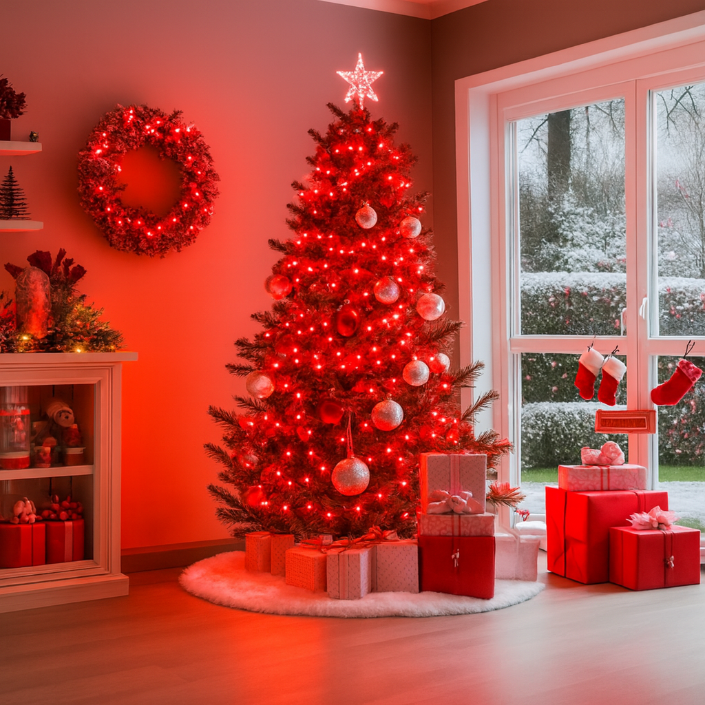 Weihnachtsbeleuchtung LED Kupferdraht Lichterkette Batteriebetrieben