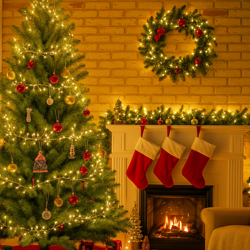 Christmas Lighting LED Copper Wire String Lights Indoor Outdoor