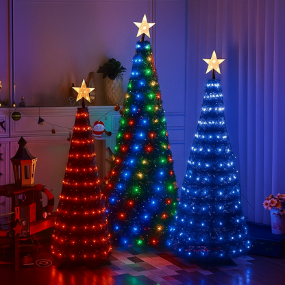 Weihnachtsbeleuchtung LED Lichterkette Smart RGB Musiksteuerung