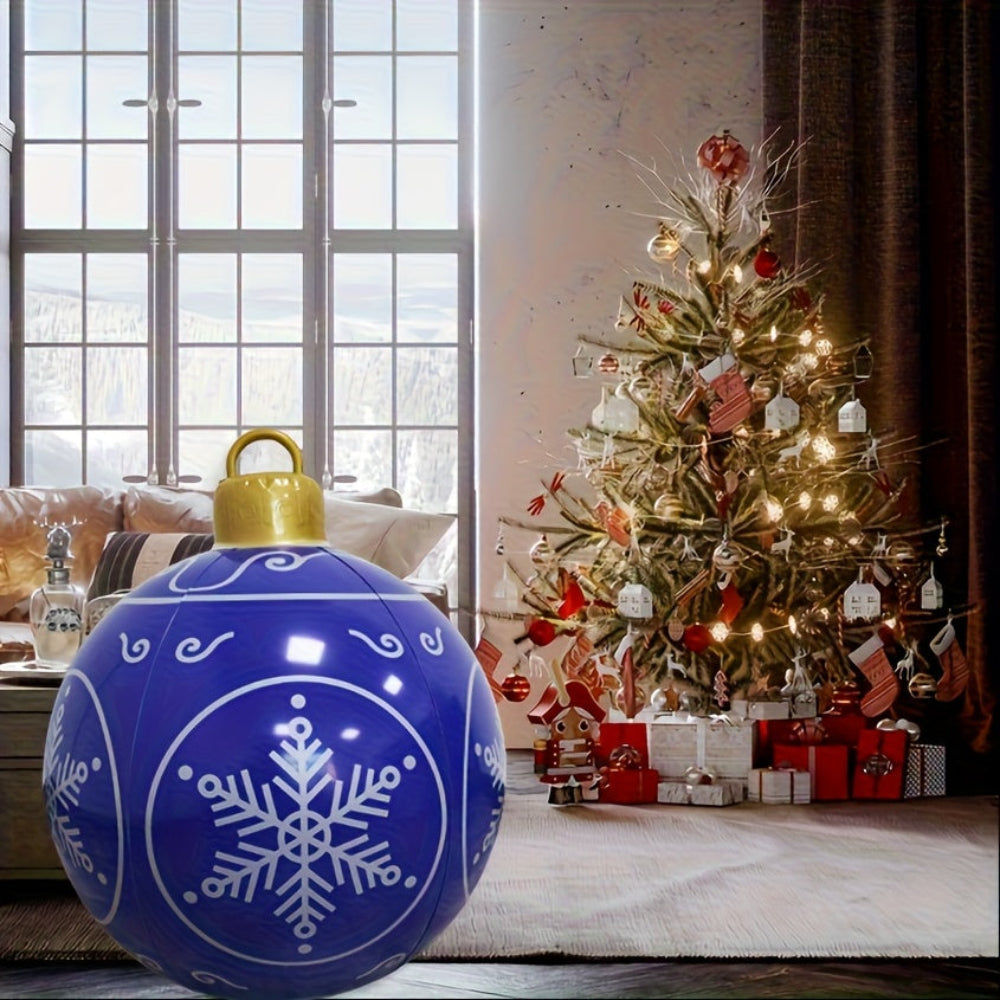 Weihnachtsdeko Aufblasbare Kunststoff Kugel Outdoor Deko – Verodie