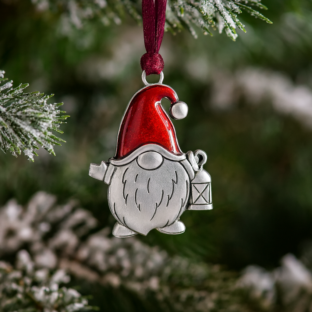 Weihnachtsdeko Metall Wichtel Anhänger Baumschmuck