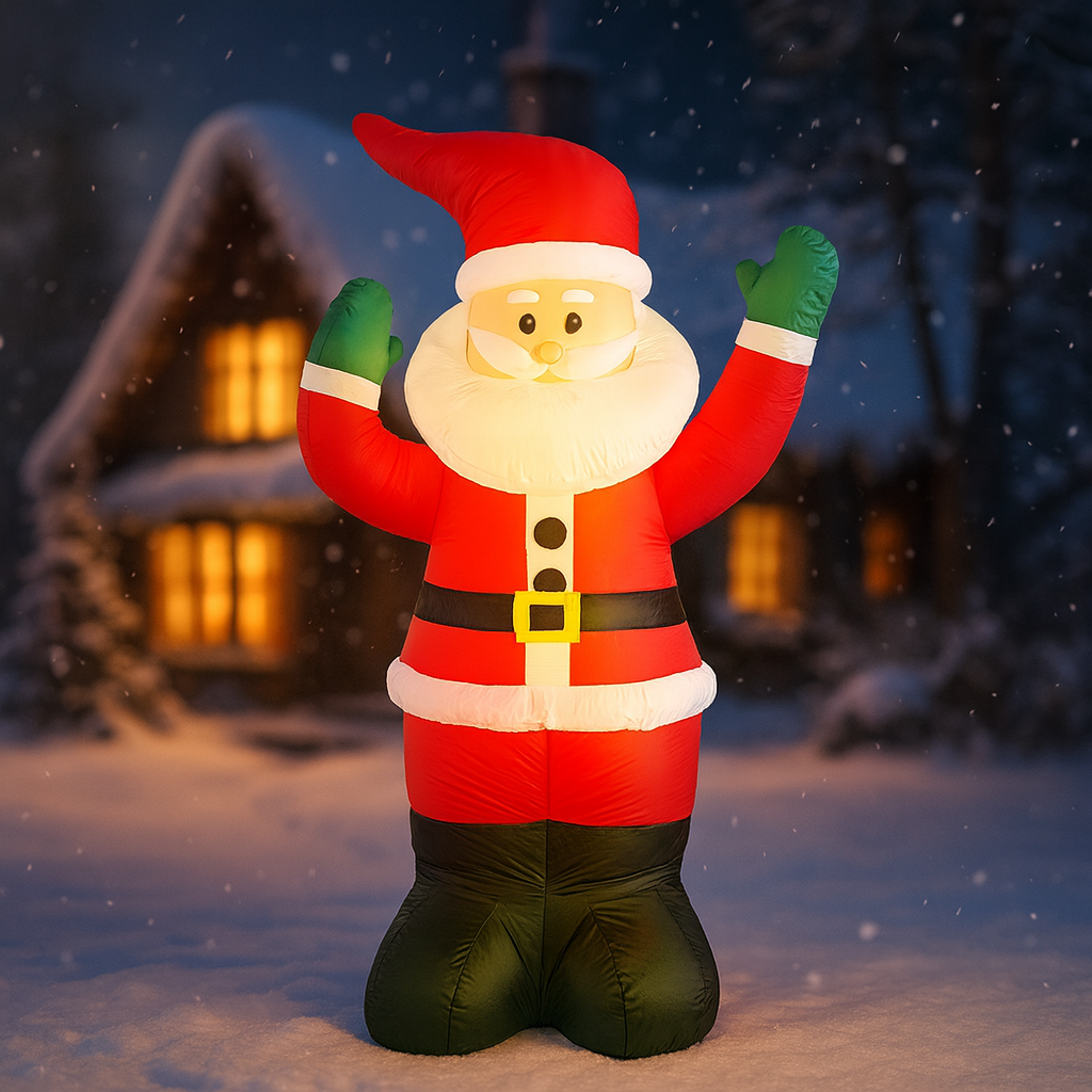 Weihnachtsdeko Outdoor Leuchtfigur Schneemann