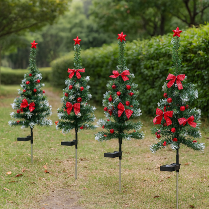 Weihnachtsdeko Outdoor Weihnachtsbaum LED Solarstecker Set