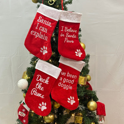 Weihnachtsdeko Samt Weihnachtsstrümpfe Klassische Hängesocken