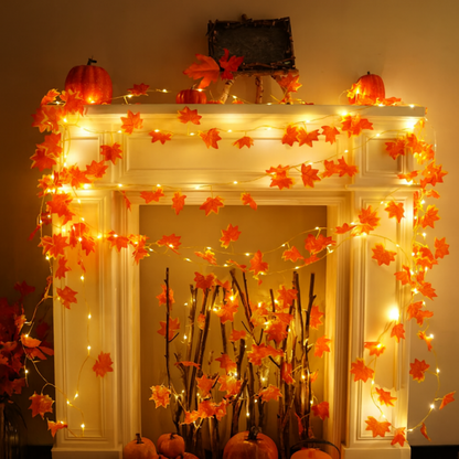 Weihnachtsdekoration Indoor Lichterkette Efeu 100 LEDs