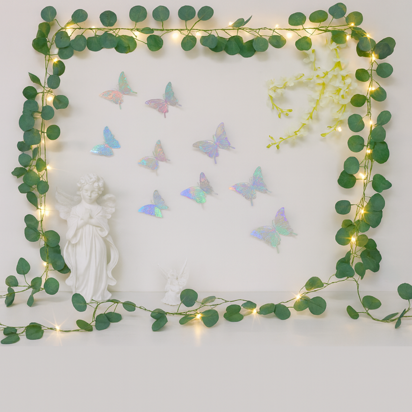 Weihnachtsdekoration Indoor Lichterkette Efeu 100 LEDs