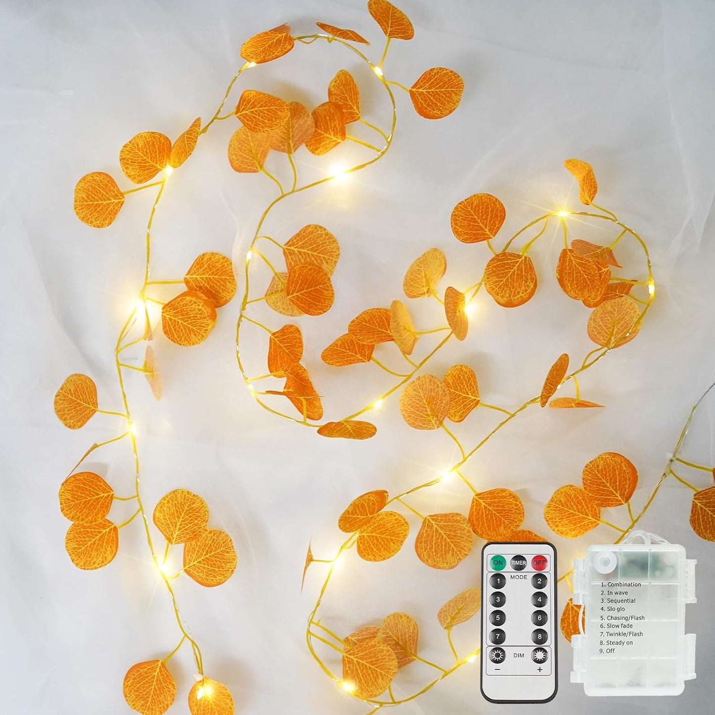 Weihnachtsdekoration Indoor Lichterkette Efeu 100 LEDs