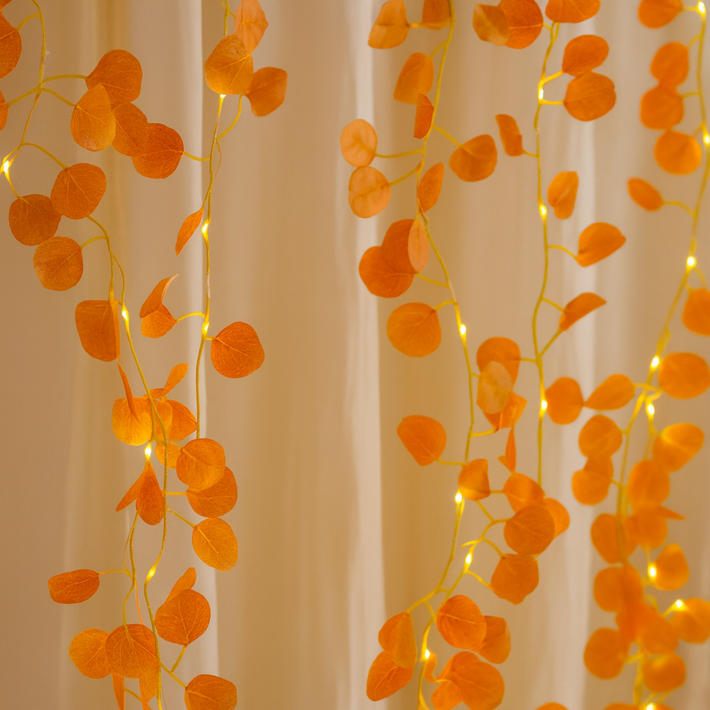 Weihnachtsdekoration Indoor Lichterkette Efeu 100 LEDs