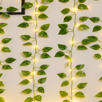 Weihnachtsdekoration Indoor Lichterkette Efeu 100 LEDs