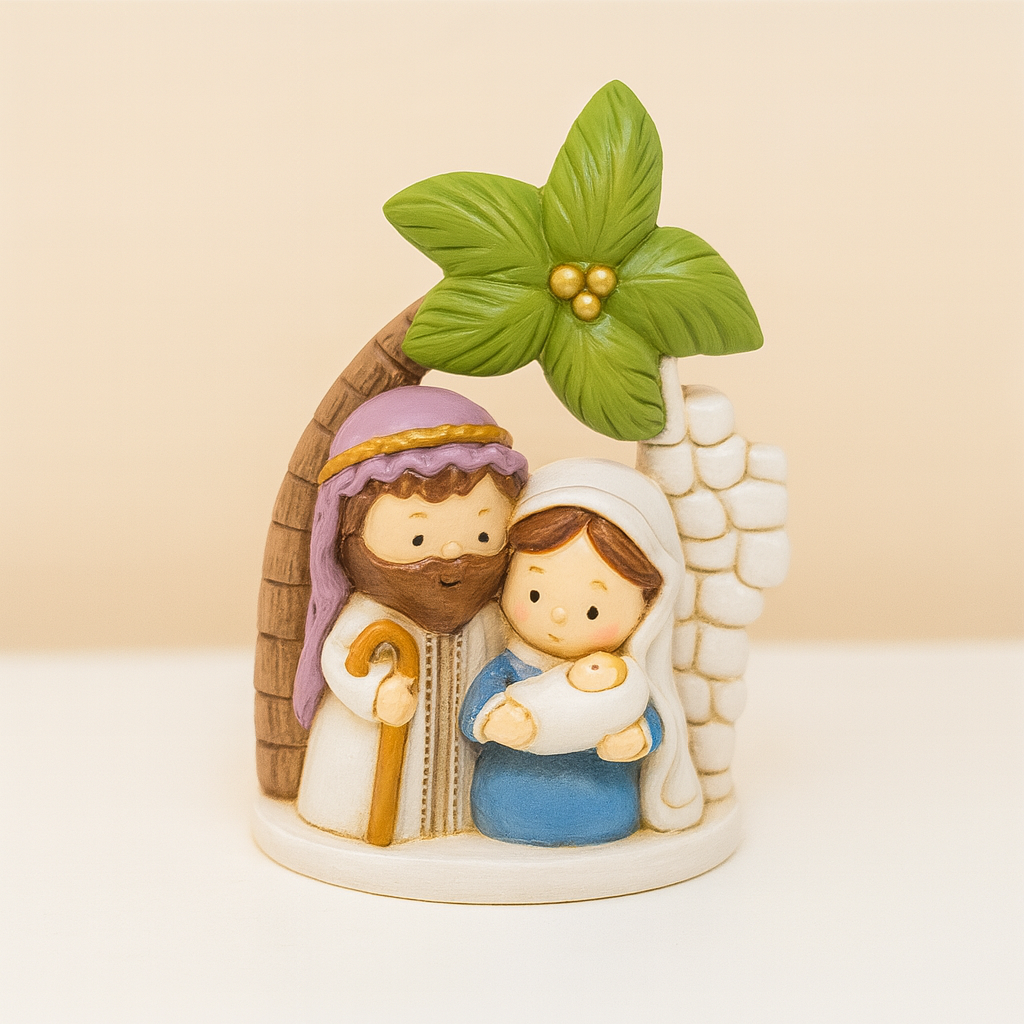 Weihnachtskrippe Harz Figur Traditionell Deko Krippenstatue