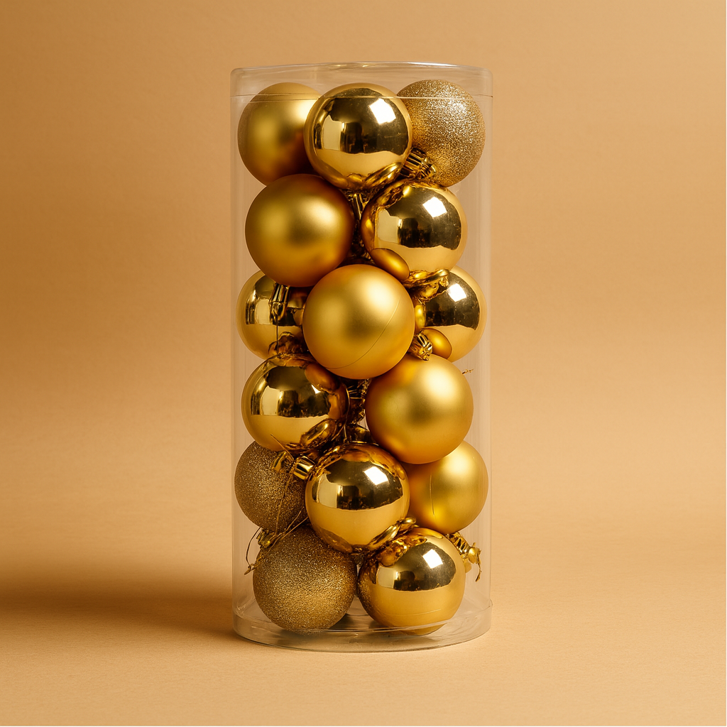 Weihnachtskugeln Kunststoff Set Weihnachtsdeko Hängender Baumschmuck