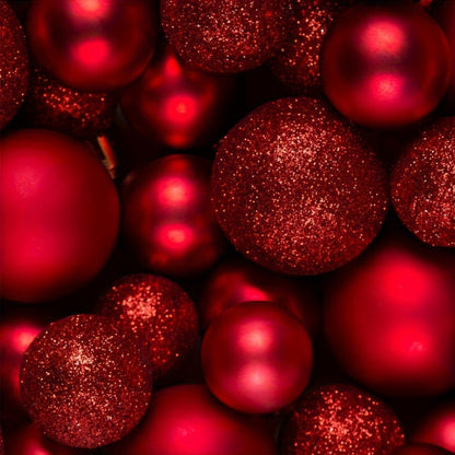 Weihnachtskugeln Kunststoff Set Weihnachtsdeko Hängender Baumschmuck