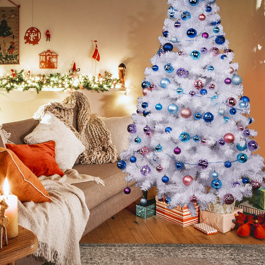 Weihnachtskugeln Kunststoff Set Weihnachtsdeko Hängender Baumschmuck