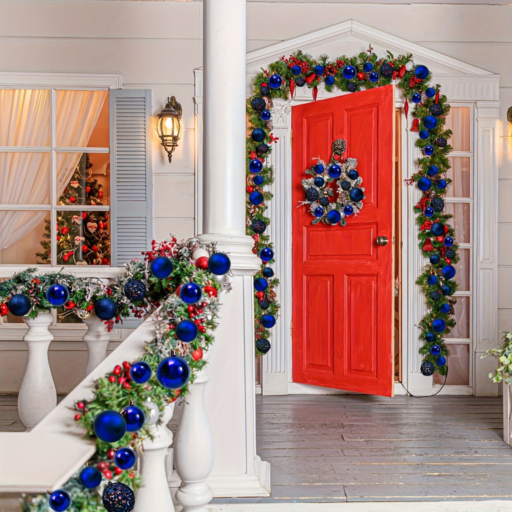 Weihnachtskugeln Kunststoff Set Weihnachtsdeko Hängender Baumschmuck