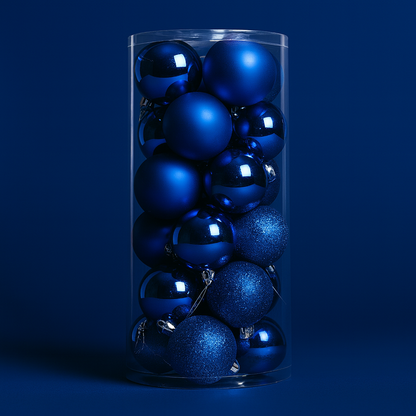 Weihnachtskugeln Kunststoff Set Weihnachtsdeko Hängender Baumschmuck