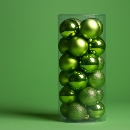 Weihnachtskugeln Kunststoff Set Weihnachtsdeko Hängender Baumschmuck