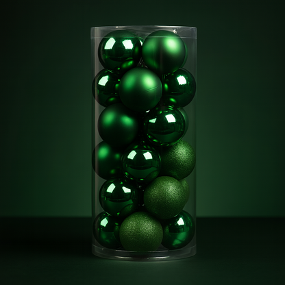 Weihnachtskugeln Kunststoff Set Weihnachtsdeko Hängender Baumschmuck