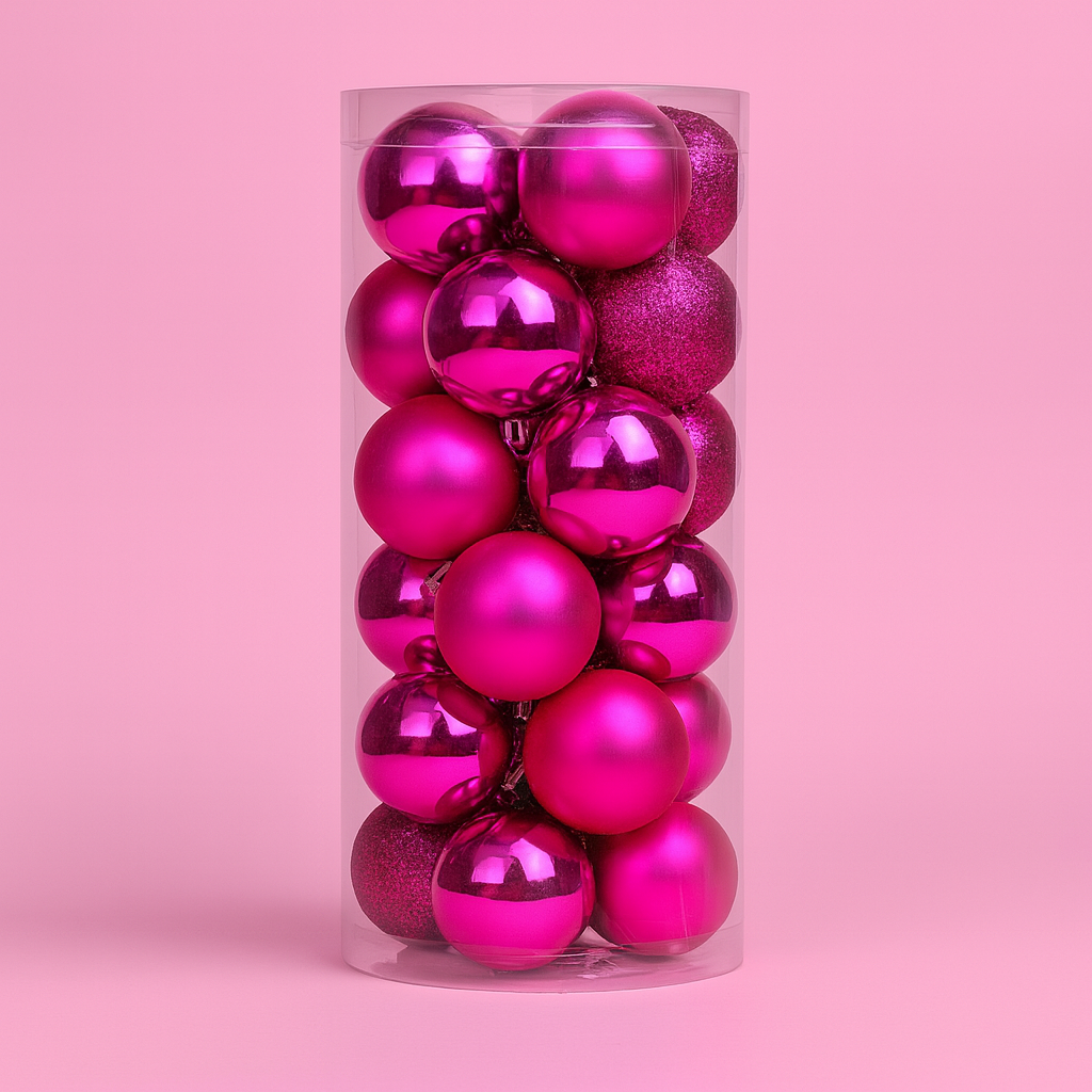 Weihnachtskugeln Kunststoff Set Weihnachtsdeko Hängender Baumschmuck