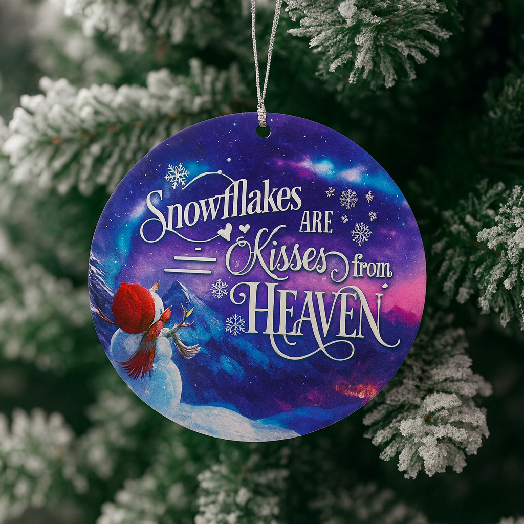 Weihnachtsornament Acryl Anhänger Schneemann Erinnerungsdeko