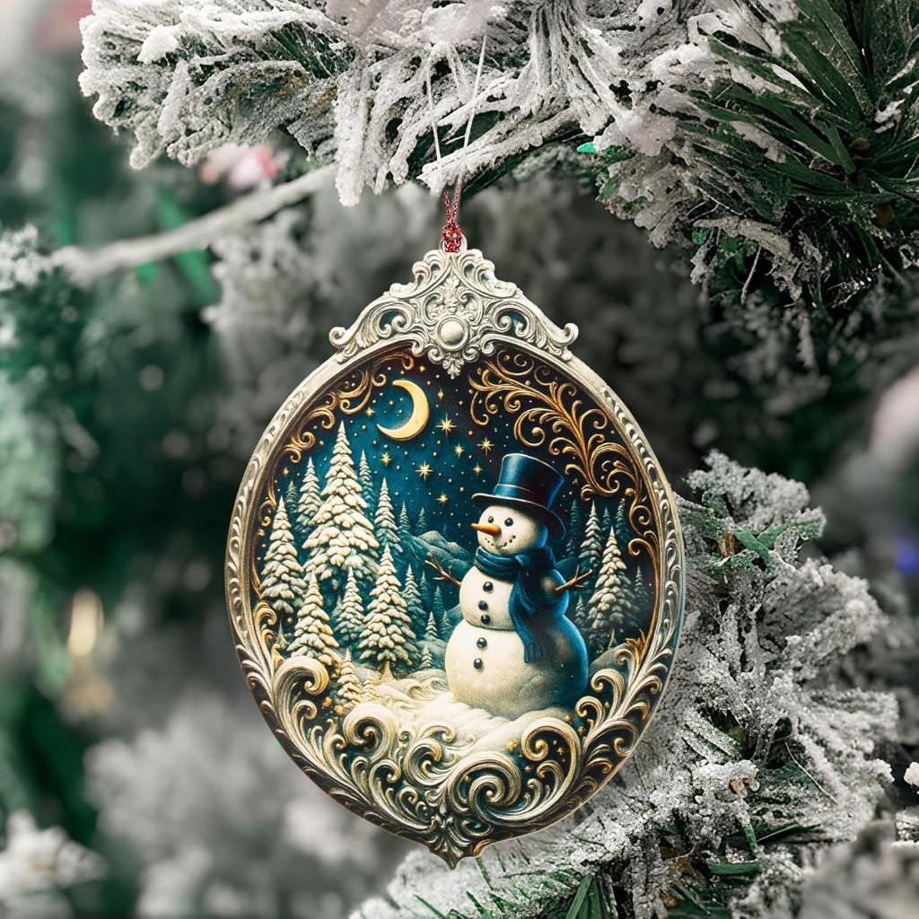 Weihnachtsornament Acryl Anhänger Schneemann Erinnerungsdeko