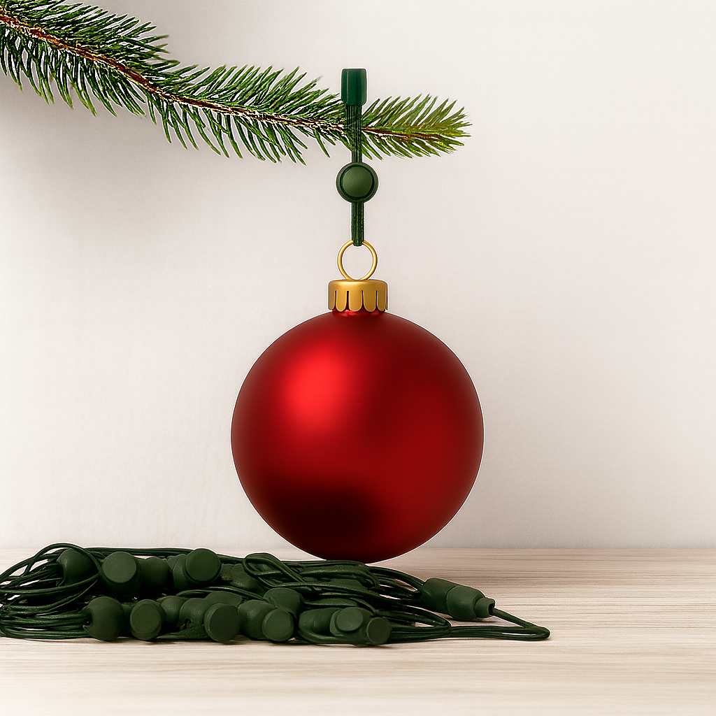 Weihnachtsornamente Haken Sicherer Baumaufhänger Set