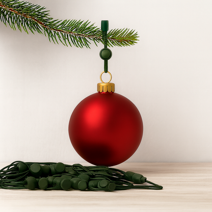 Weihnachtsornamente Haken Sicherer Baumaufhänger Set