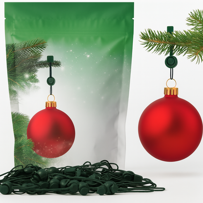 Weihnachtsornamente Haken Sicherer Baumaufhänger Set