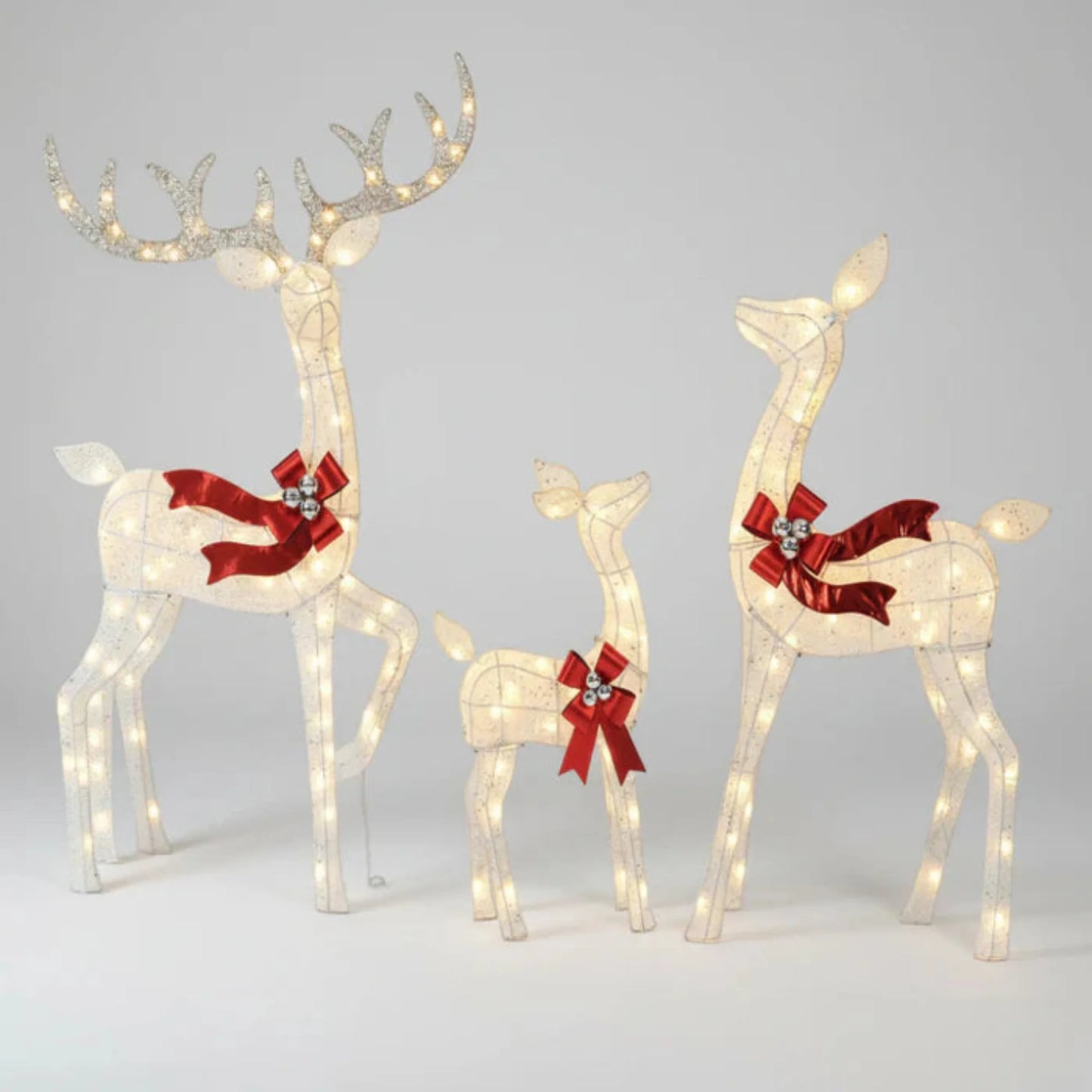 Christmas Decorations Outdoor Reindeer Light Display