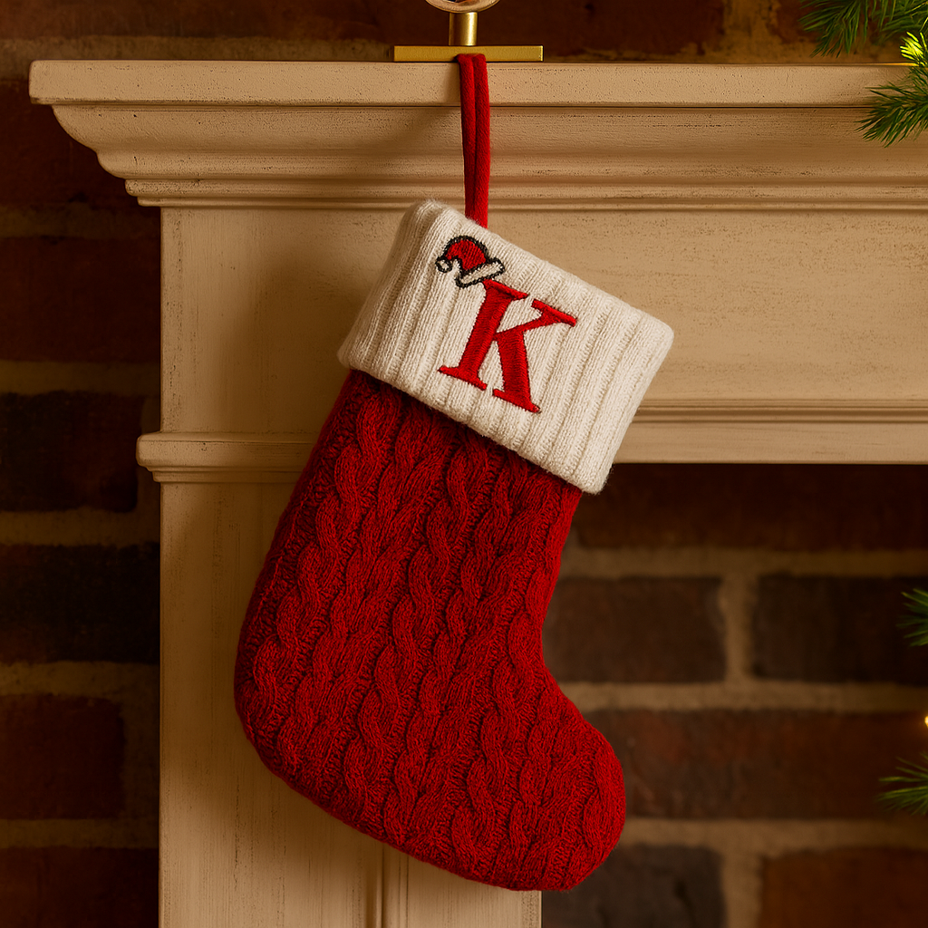 Weihnachtsstrümpfe Deko Strick Weihnachtsdeko Hängesocken