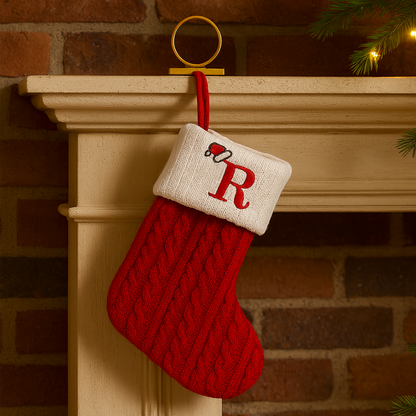 Weihnachtsstrümpfe Deko Strick Weihnachtsdeko Hängesocken