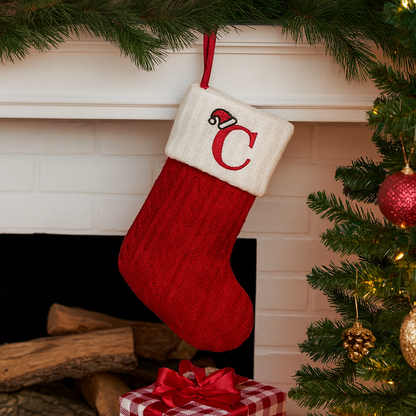 Weihnachtsstrümpfe Deko Strick Weihnachtsdeko Hängesocken