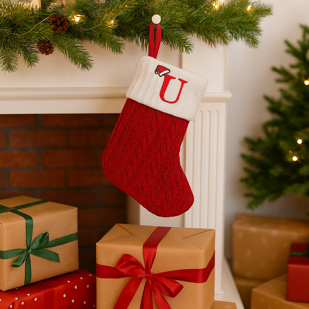 Weihnachtsstrümpfe Deko Strick Weihnachtsdeko Hängesocken