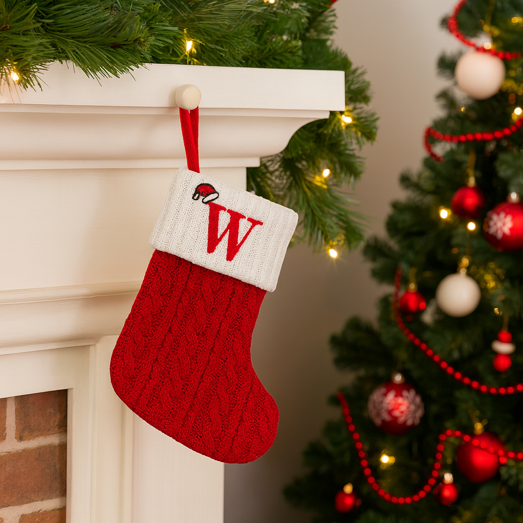 Weihnachtsstrümpfe Deko Strick Weihnachtsdeko Hängesocken