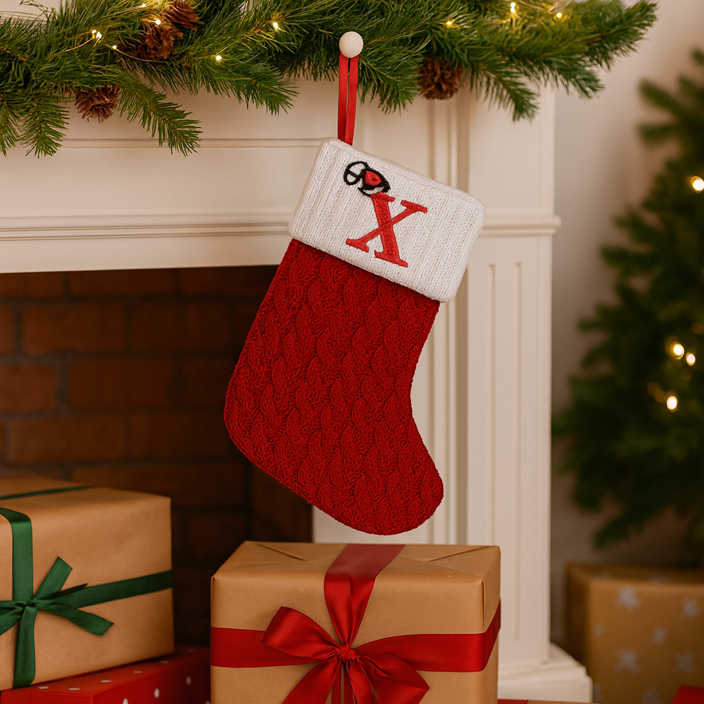 Weihnachtsstrümpfe Deko Strick Weihnachtsdeko Hängesocken