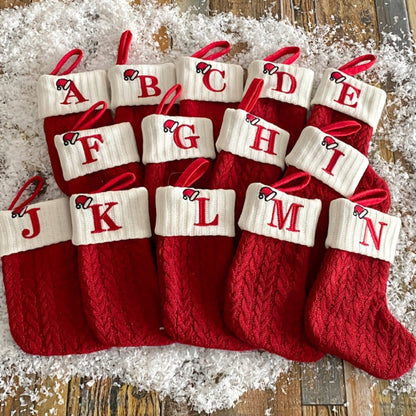 Weihnachtsstrümpfe Deko Strick Weihnachtsdeko Hängesocken