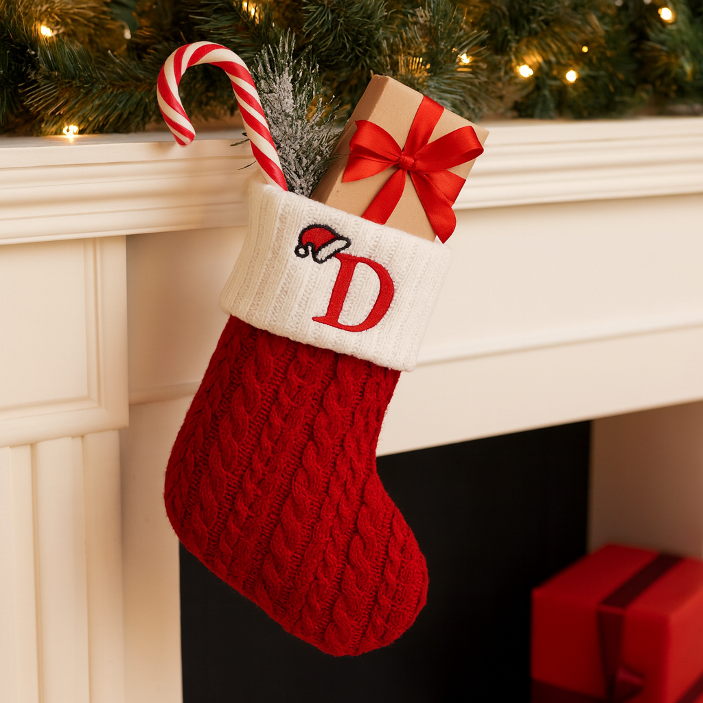 Weihnachtsstrümpfe Deko Strick Weihnachtsdeko Hängesocken