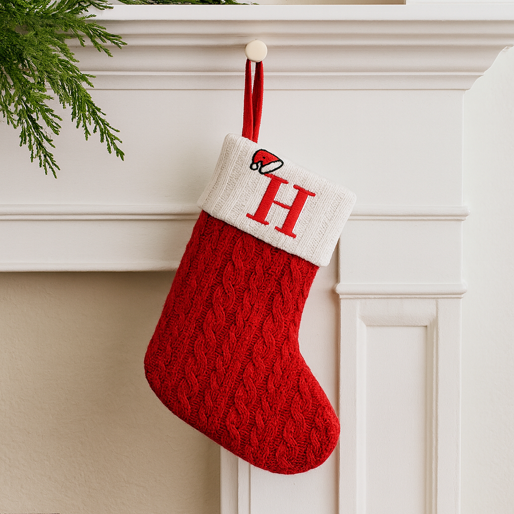 Weihnachtsstrümpfe Deko Strick Weihnachtsdeko Hängesocken