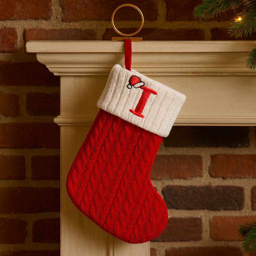 Weihnachtsstrümpfe Deko Strick Weihnachtsdeko Hängesocken