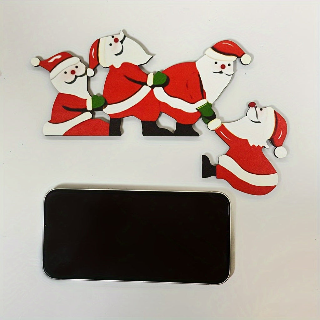 Weihnachtstischdeko Holz Türdekoration Santa Rentier Figuren