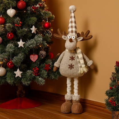 Weihnachtstischdeko Santa Rentier Figuren Schneemann Deko Set