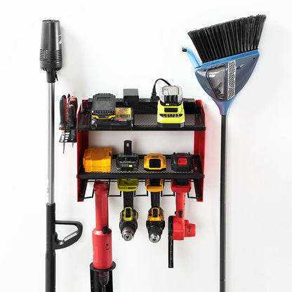 Tool Storage Wall Charging Station Drill Holder Hooks