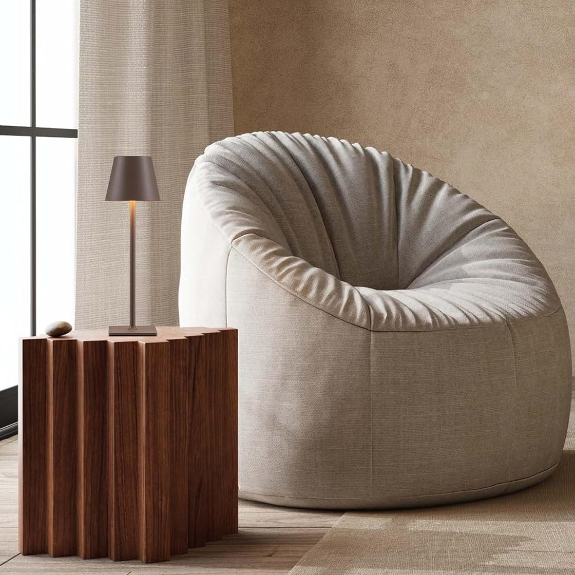 LED Tischlampe dimmbar Metall Akku modern