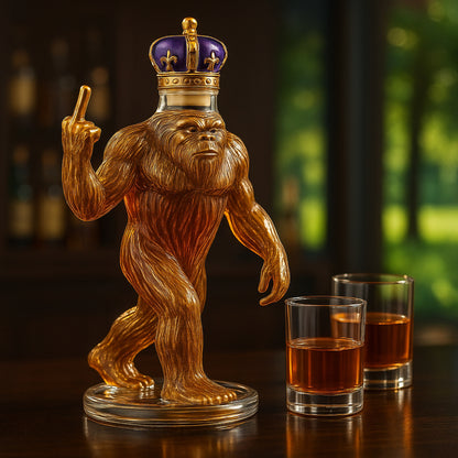 Whiskey Karaffe Lustiges Glasfiguren Design